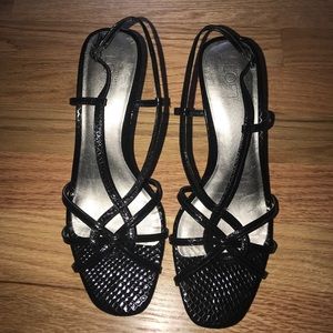 Ann Taylor Loft Low Black Heel